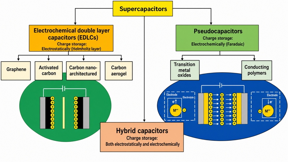 Classification of Supercapacitors