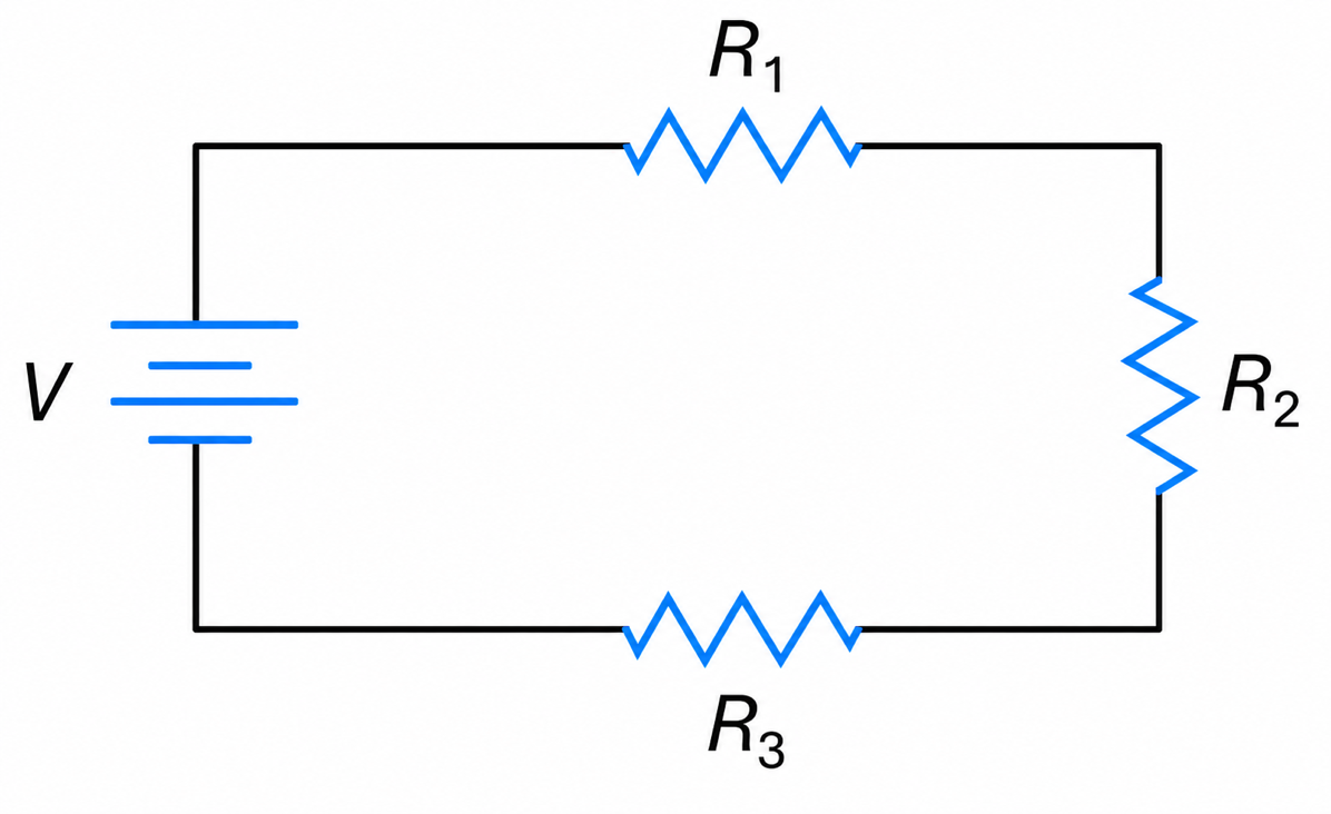 Resistors in series.