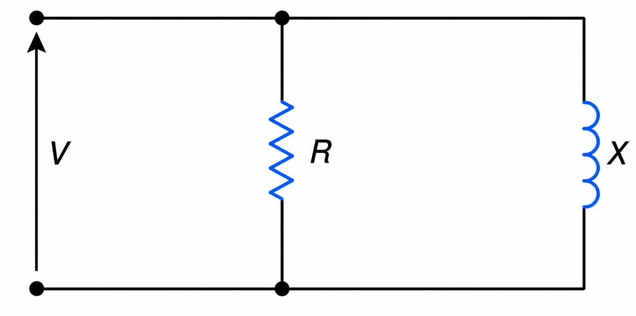 Parallel R-X representation of a factory&rsquo;s inductive load.