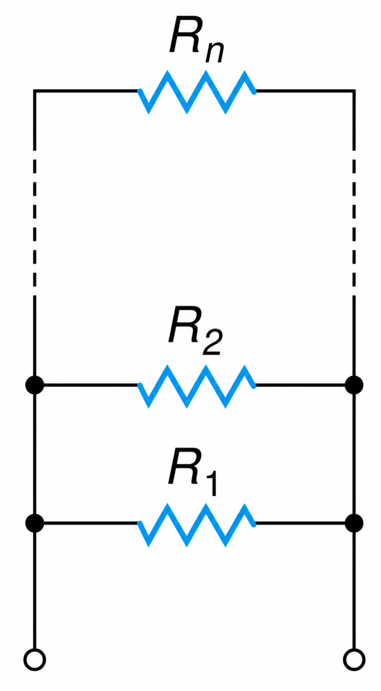 Resistors in parallel.