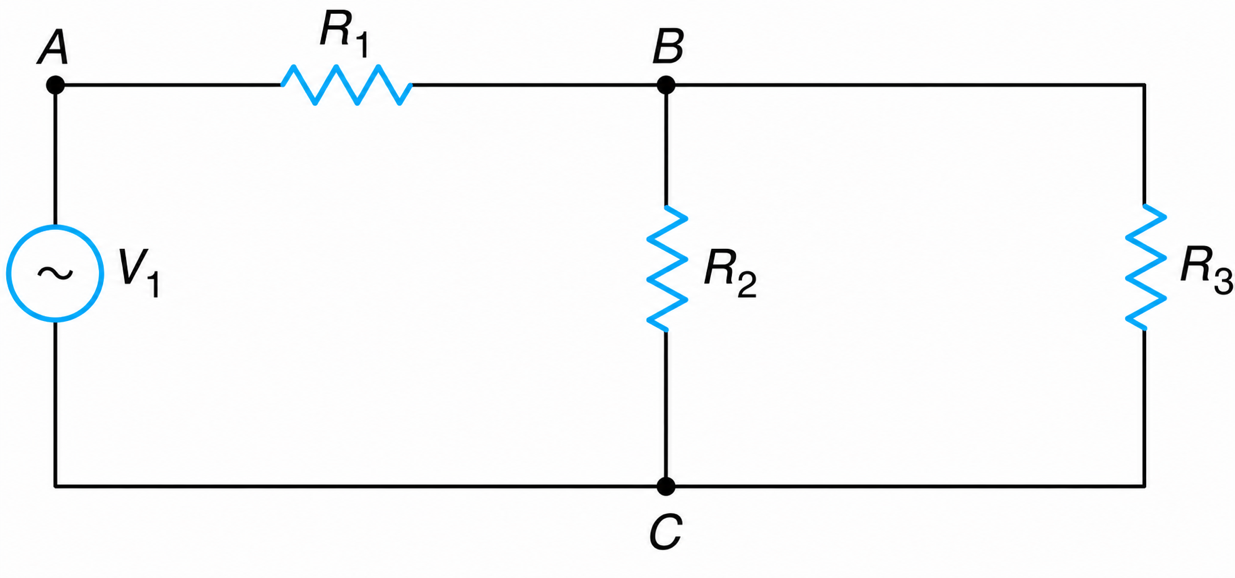Node Equations for Electric Circuit