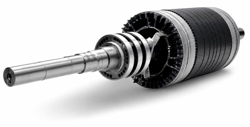 Wound-rotor winding.