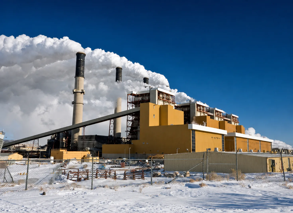 There is some movement to reduce dependence on coal-fired thermal generating stations such as this one because of global warming concerns.
