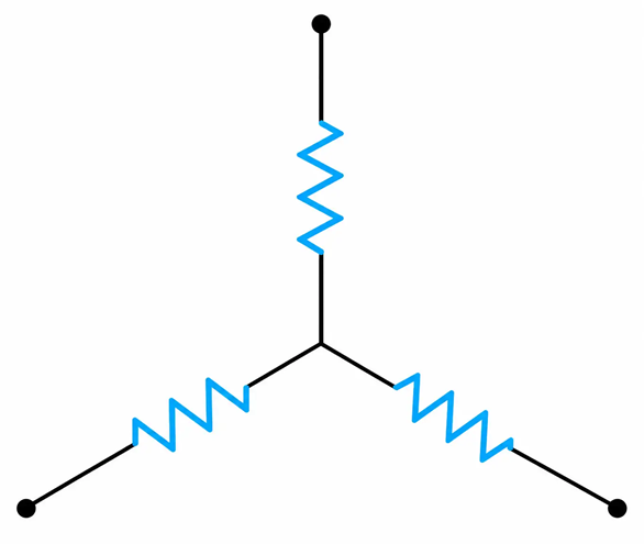 Star-connected load.