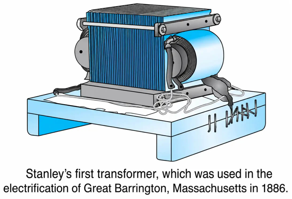 1st transformers built in North America.