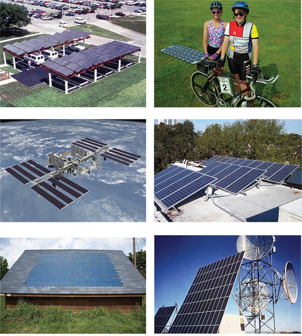 Examples of photovoltaic systems